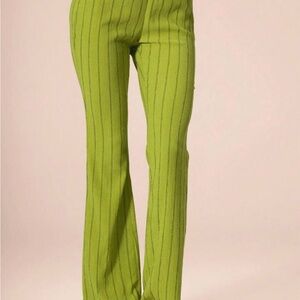 Green Striped Women’s pants